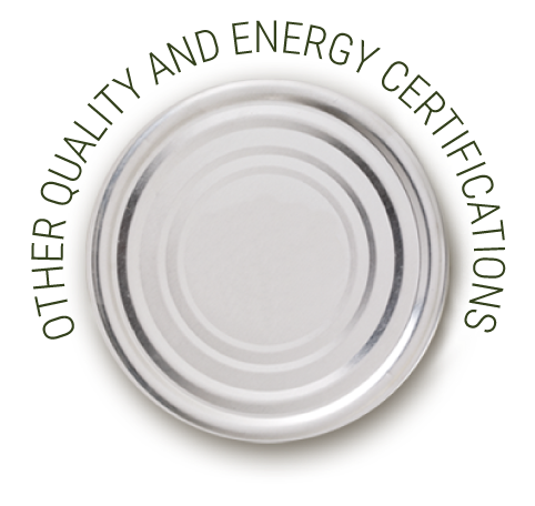 Other quality and energy certifications